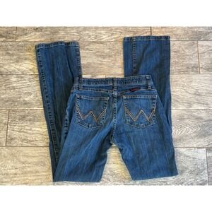 Wrangler Qbaby Denim Jeans 1 / 2‎ x 34 Bootcut Jean Q-Baby Boot Western Cowgirl